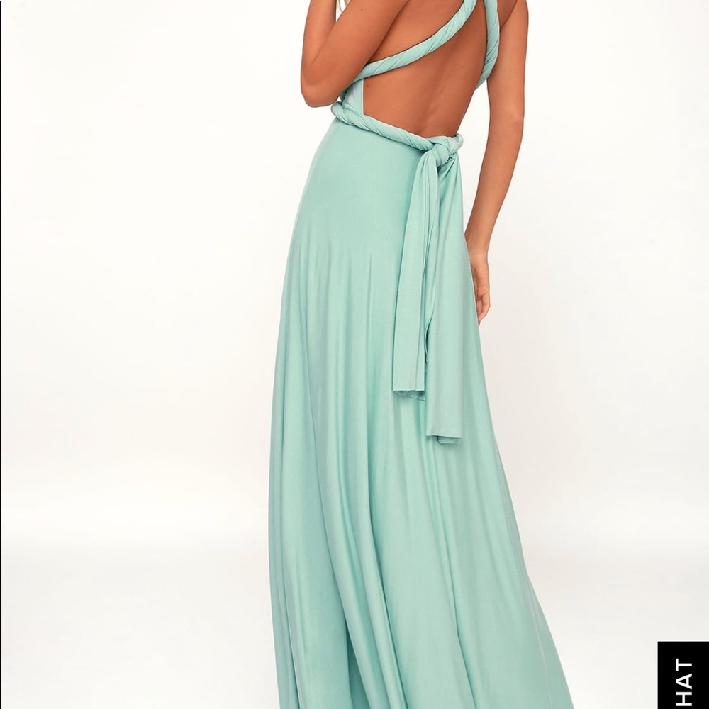 Tricks of the trade maxi dress. Convertible top